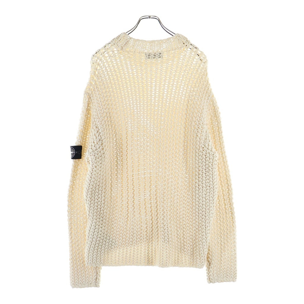 STONE ISLAND(ストーンアイランド) UV-REACTIVE KNIT ユーブイ リアクティブ ニット ホワイト K1S155100057S00W1