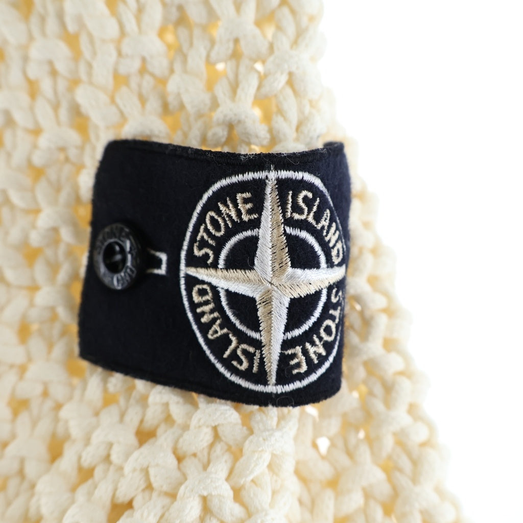 STONE ISLAND(ストーンアイランド) UV-REACTIVE KNIT ユーブイ リアクティブ ニット ホワイト K1S155100057S00W1