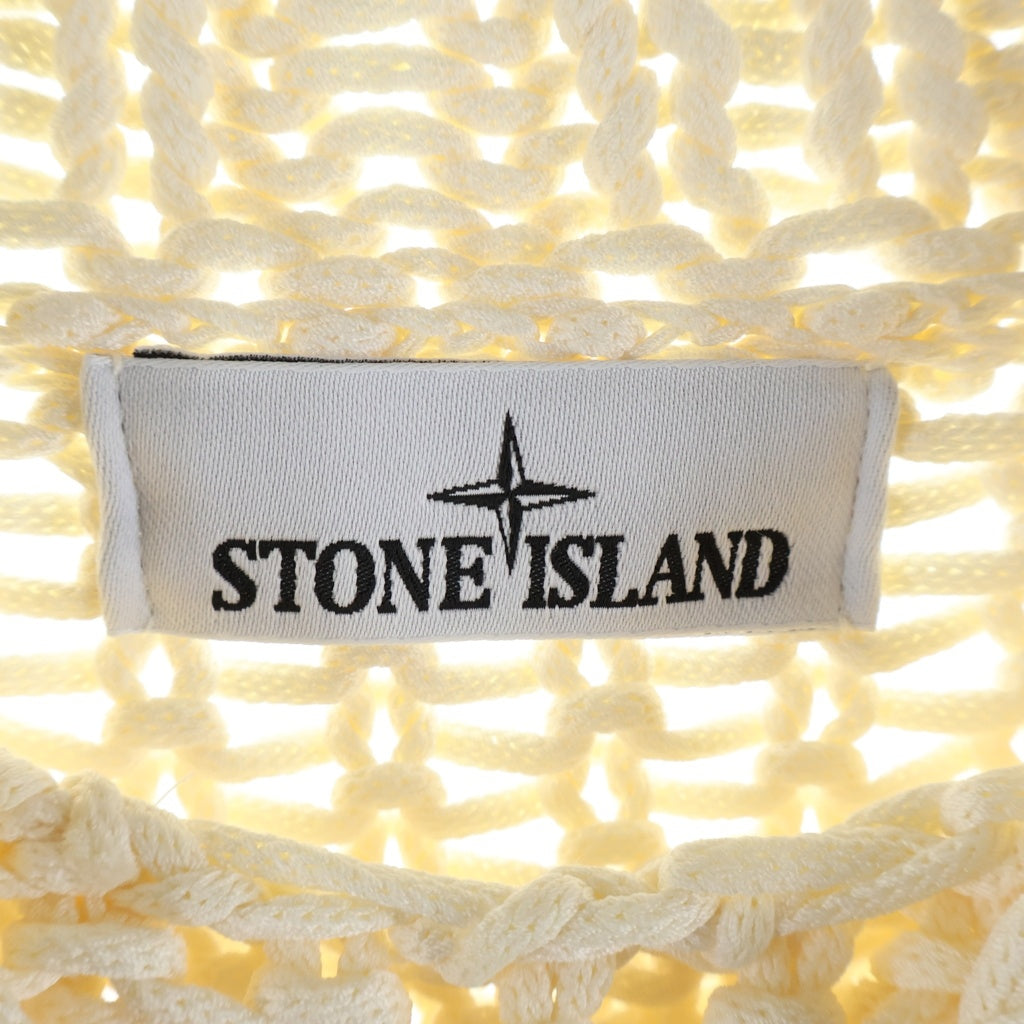 STONE ISLAND(ストーンアイランド) UV-REACTIVE KNIT ユーブイ リアクティブ ニット ホワイト K1S155100057S00W1