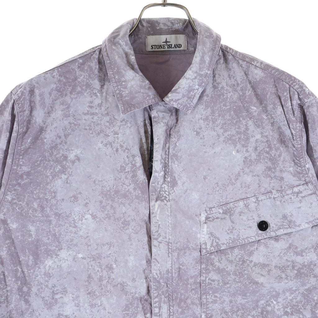 STONE ISLAND(ストーンアイランド) PIGMENT ON TELA PARACADUTE ピグメント オン テラ パラカデュート パープル K1S151100013S0143