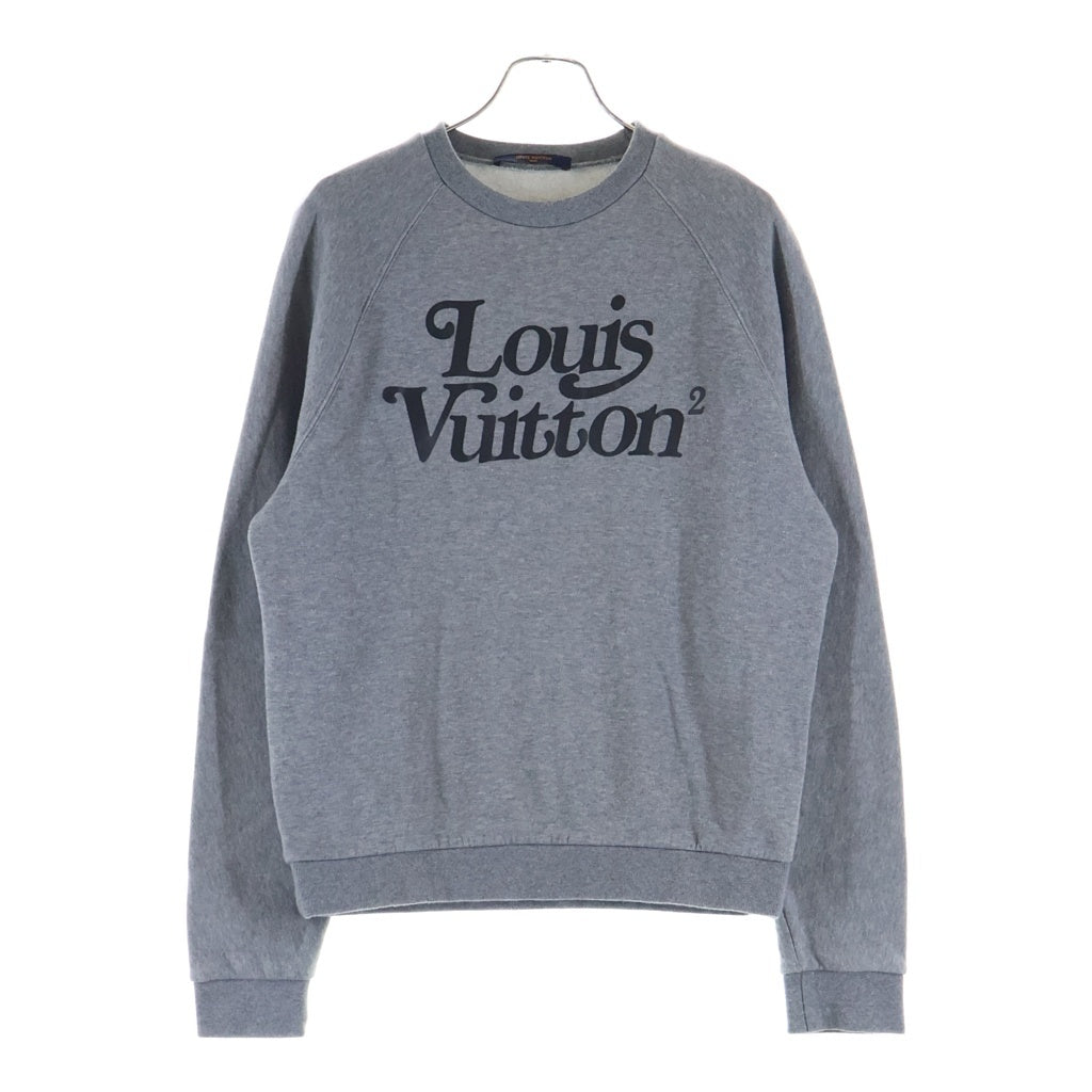 LOUIS VUITTON(ルイヴィトン) ×20AW NIGO スクエアード ロゴスウエット トレーナープルオーバー グレー