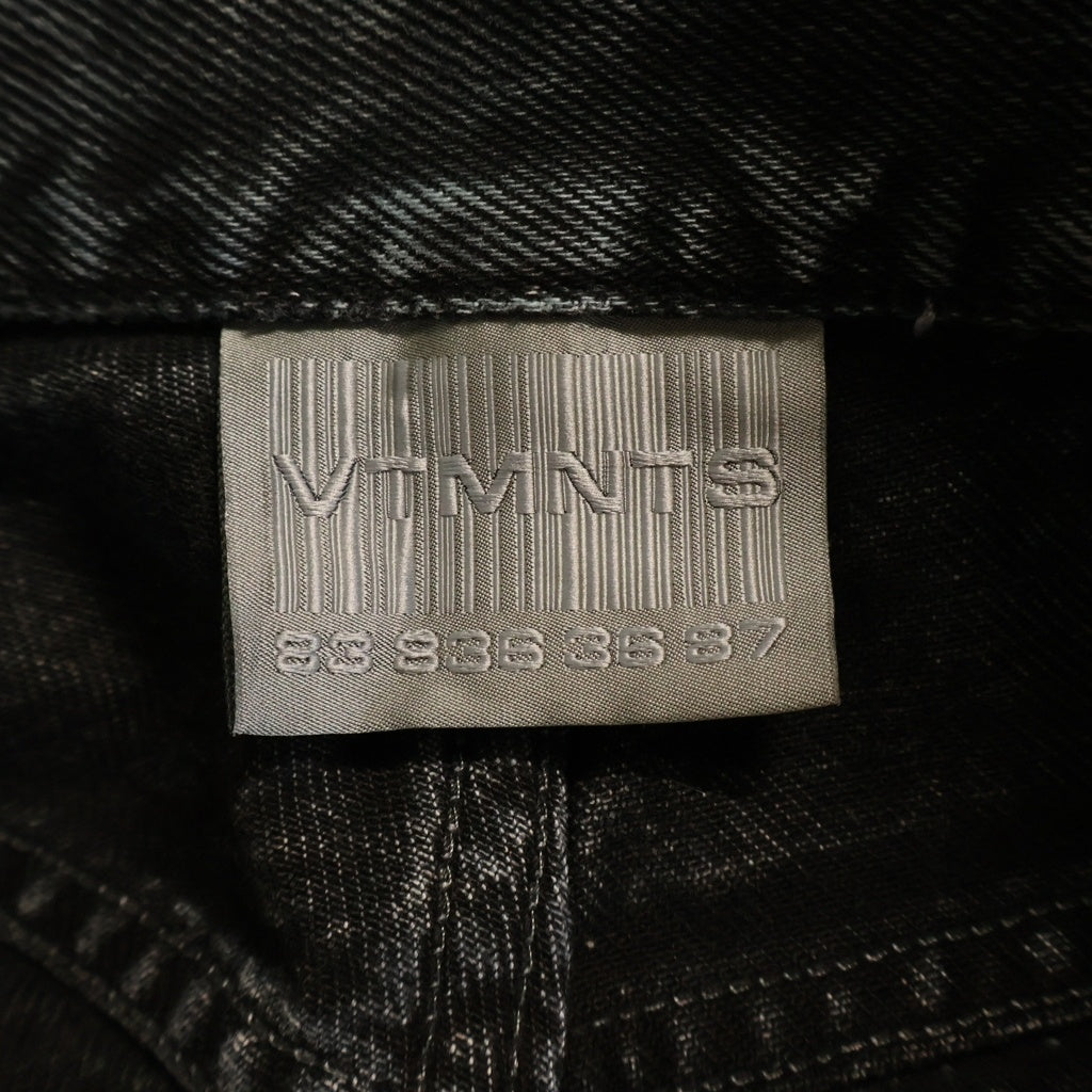 VTMNTS(ブイティーエムエヌティーエス) STRAIGHT LEG JEANS ミッドライズ ストレートジーンズ インディゴ VL12PA240N
