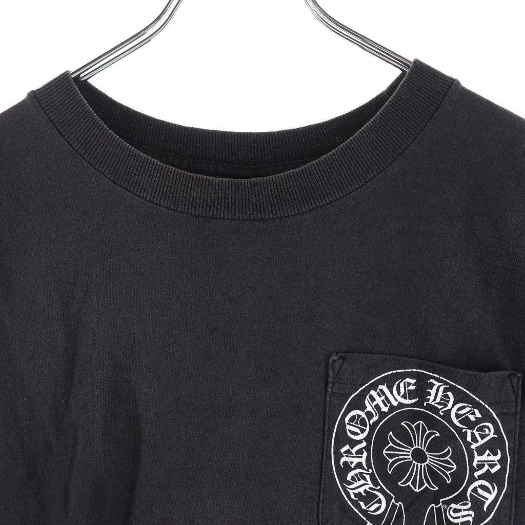 CHROME HEARTS(クロムハーツ) OLD CH T-SHIRT STAR オールド スター ホースシュープリント 半袖Tシャツ ブラック