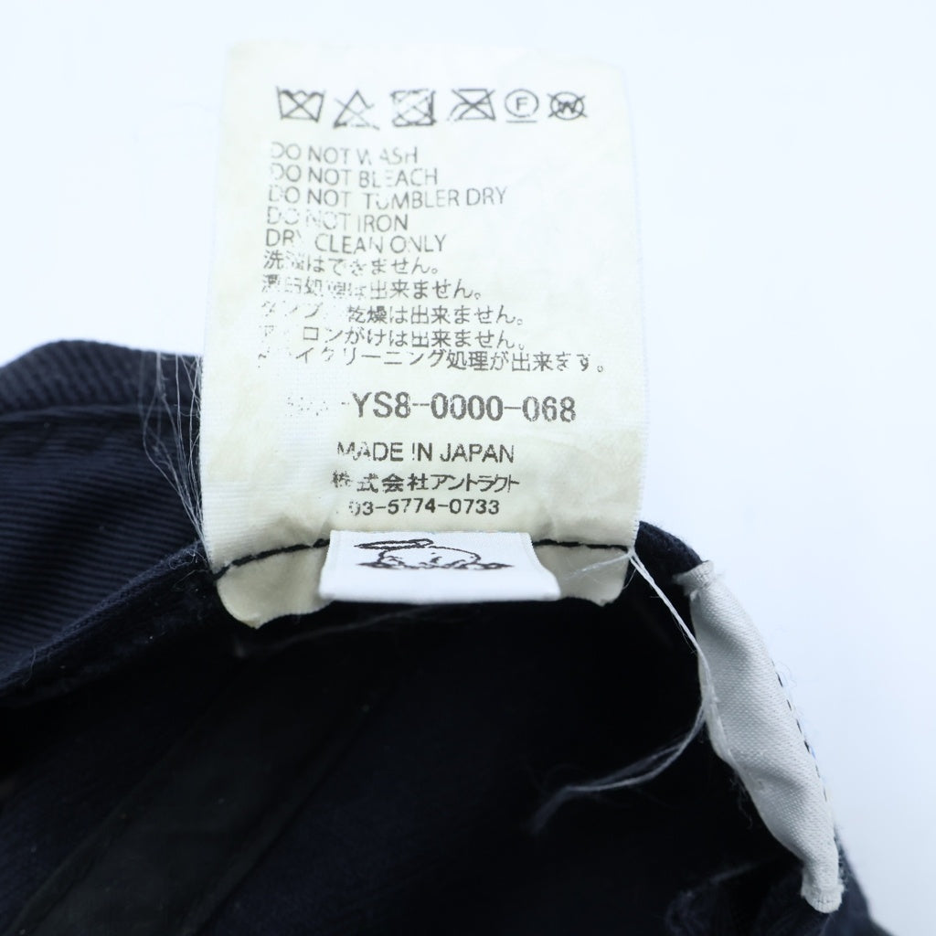 SAINT MICHAEL(セントマイケル) 24SS CAP SMX6 ダメージ加工 キャップ 帽子 ブラック SM-YS8-0000-068