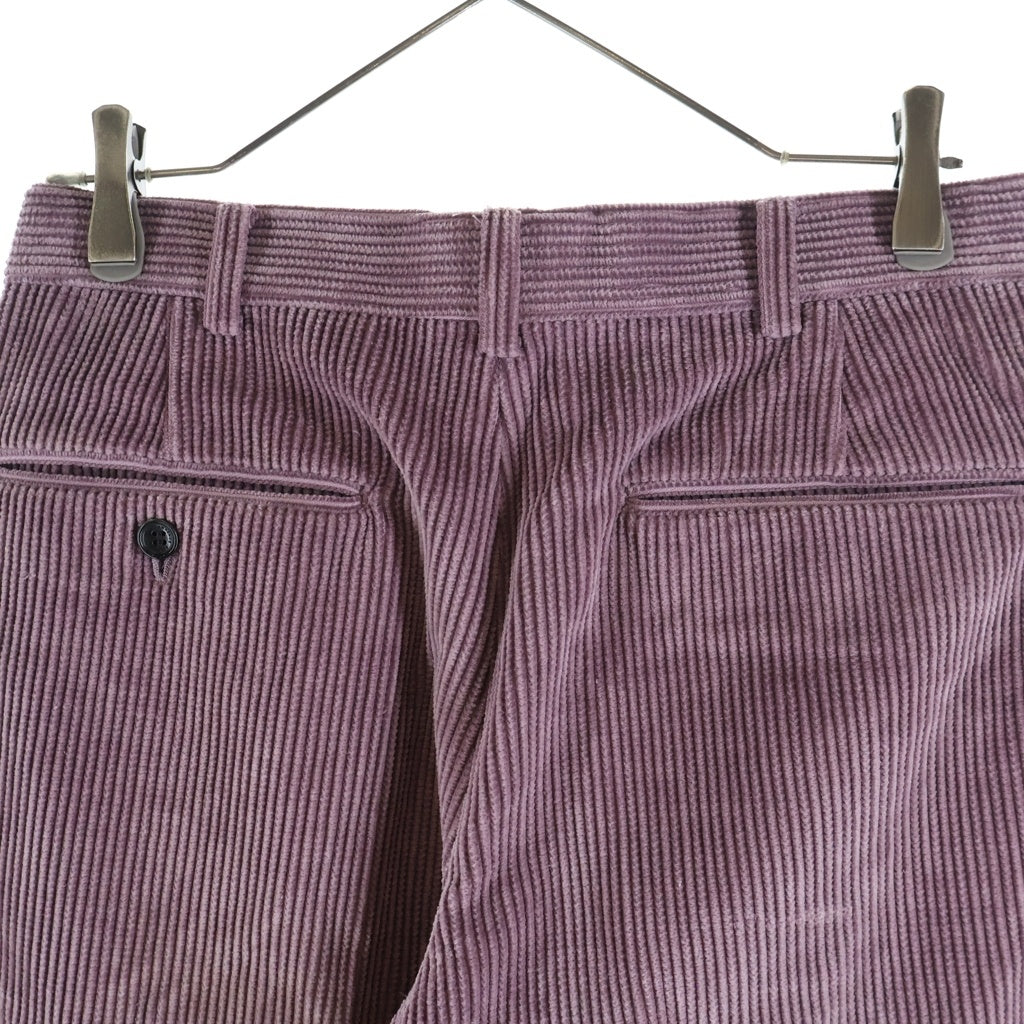 JOHN LAWRENCE SULLIVAN(ジョンローレンスサリバン) Cotton corduroy wide trousers コーデュロイワイドパンツ ピンク 2B001-0123-01