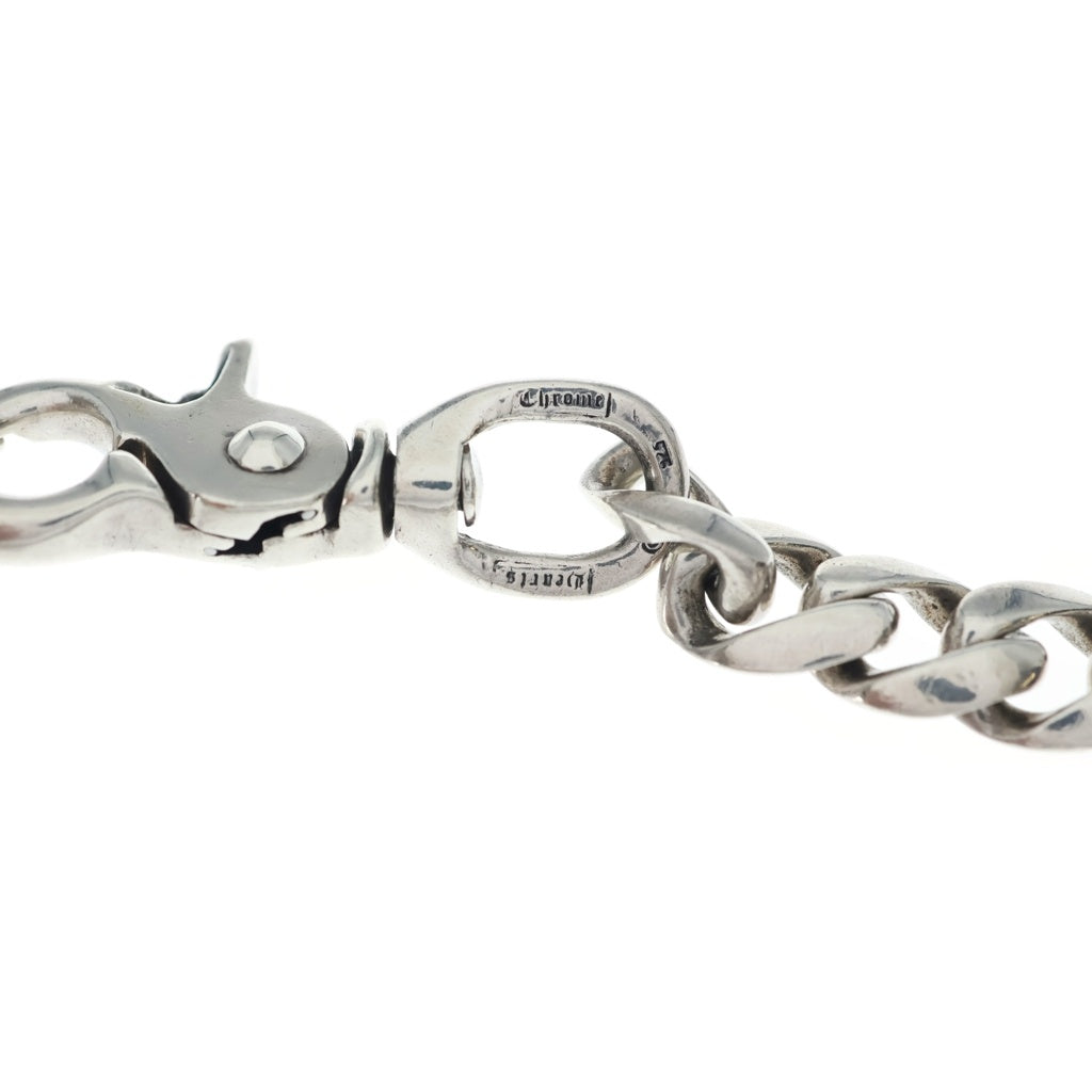 CHROME HEARTS(クロムハーツ) CLASSIC SHORT-T/ 2クリップショートクラシック ウォレットチェーン シルバー BCA068