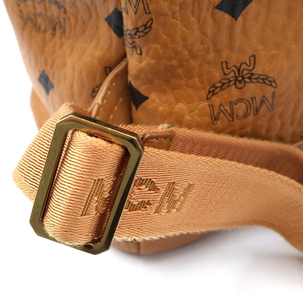 MCM(エム シー エム) Stark サイドスタッズ バックパック リュックサック ブラウン MMKEAVE14CO001