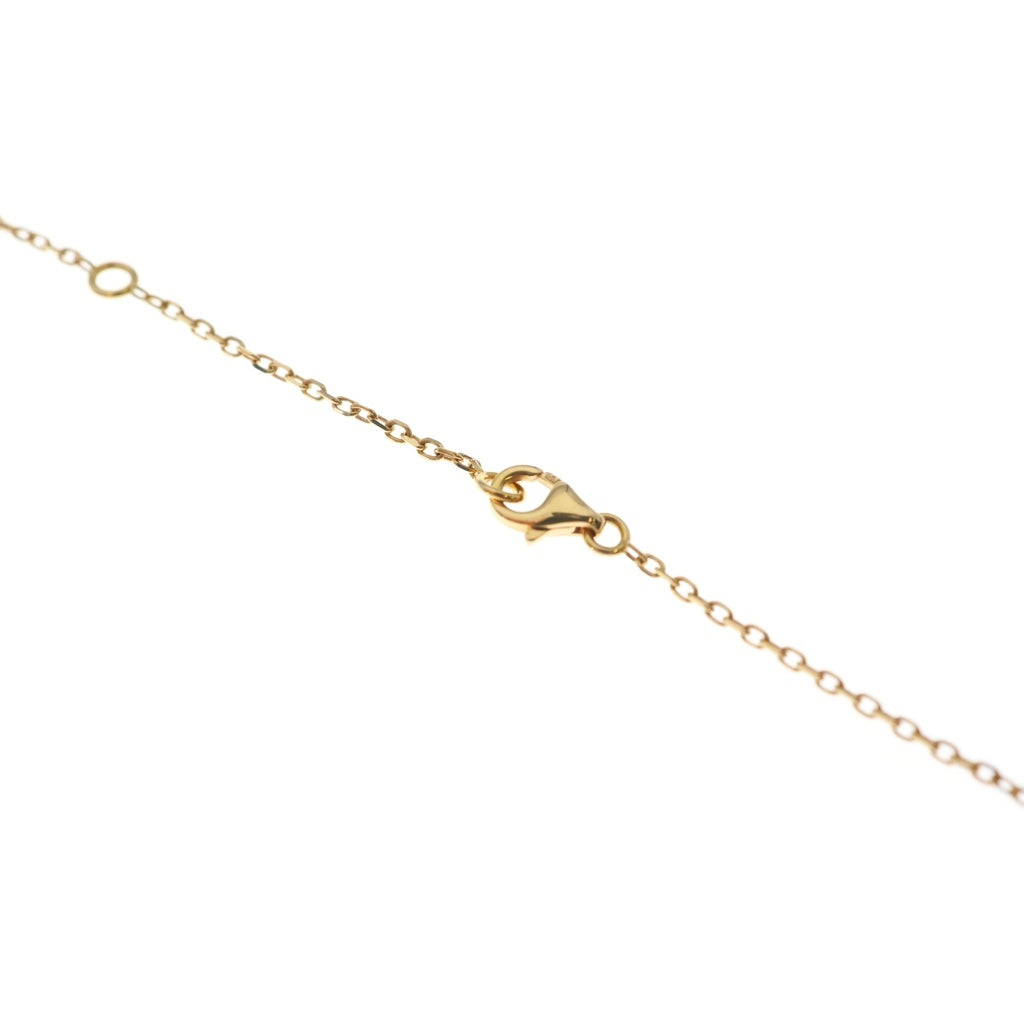 Cartier(カルティエ) 18KYG Caresse d'Orchidees par Necklace カレス ドルキデ パル ダイヤモンド ペンダント ネックレス イエローゴールド レディース