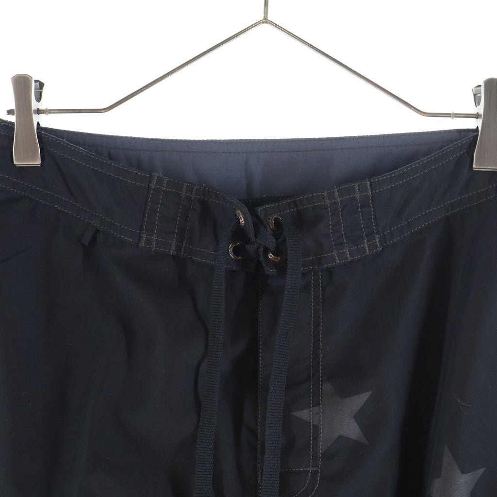 CHROME HEARTS(クロムハーツ) CH CRS SWIM PANTS CHプラス クロスパッチ スター柄 スイムショートパンツ ブラック