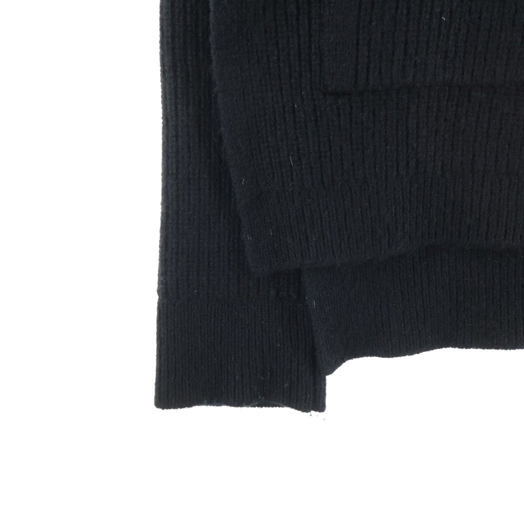 CHROME HEARTS(クロムハーツ) Y Not CASHMERE KNIT ワイノット クロスパッチ クルーネック カシミヤ ニット セーター ブラック