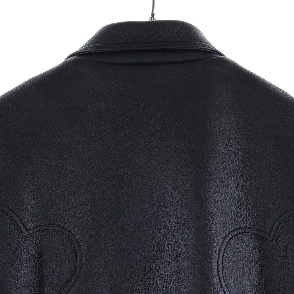 CHROME HEARTS(クロムハーツ) CLASSIC JEAN LEATHER JACKET クラシック レザージャケット ブラック