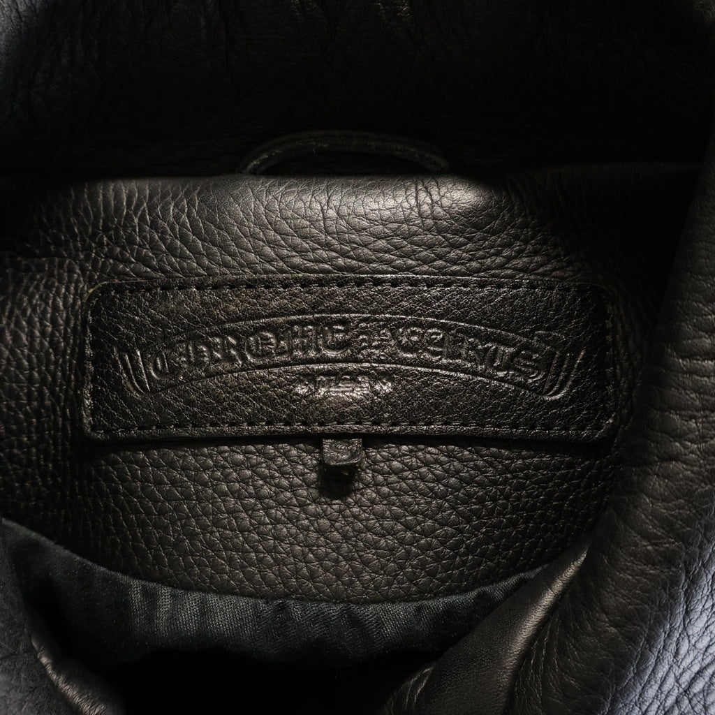CHROME HEARTS(クロムハーツ) CLASSIC JEAN LEATHER JACKET クラシック レザージャケット ブラック