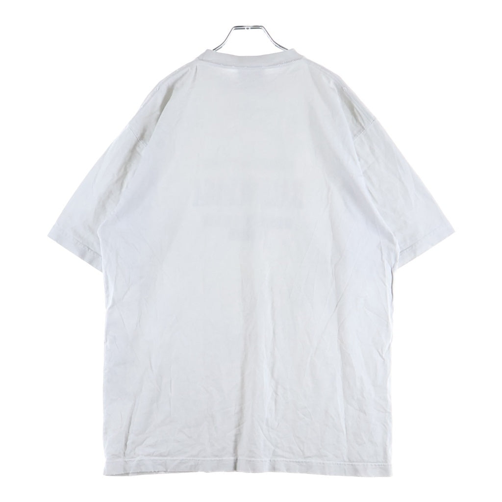 BALENCIAGA(バレンシアガ) 22AW Property T-Shirt フロントプリント クルーネック コットン 半袖Tシャツ ホワイト 641675 TMVH8