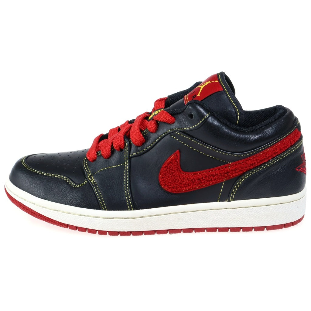 NIKE(ナイキ) [観賞用] AIR JORDAN 1 PHAT LOW PREMIUM エアジョーダン1 ファット ローカットスニーカー プレミアム ブラック/レッド US9/27.0cm 365763-061