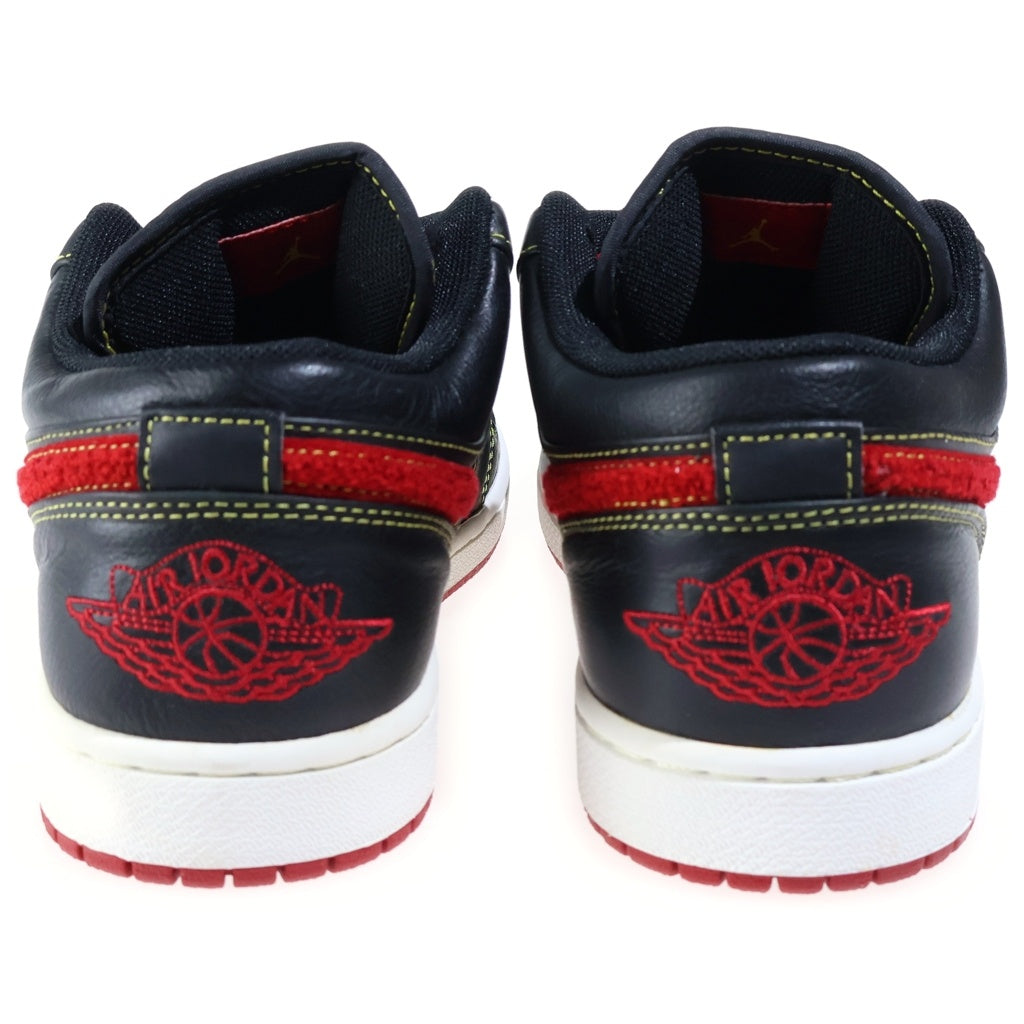 NIKE(ナイキ) [観賞用] AIR JORDAN 1 PHAT LOW PREMIUM エアジョーダン1 ファット ローカットスニーカー プレミアム ブラック/レッド US9/27.0cm 365763-061