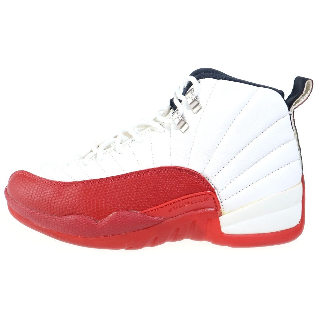 NIKE(ナイキ) [観賞用] AIR JORDAN 12 Cherry エアジョーダン12 OG ハイカットスニーカー ホワイト/レッド US9/27.0cm 130690-161
