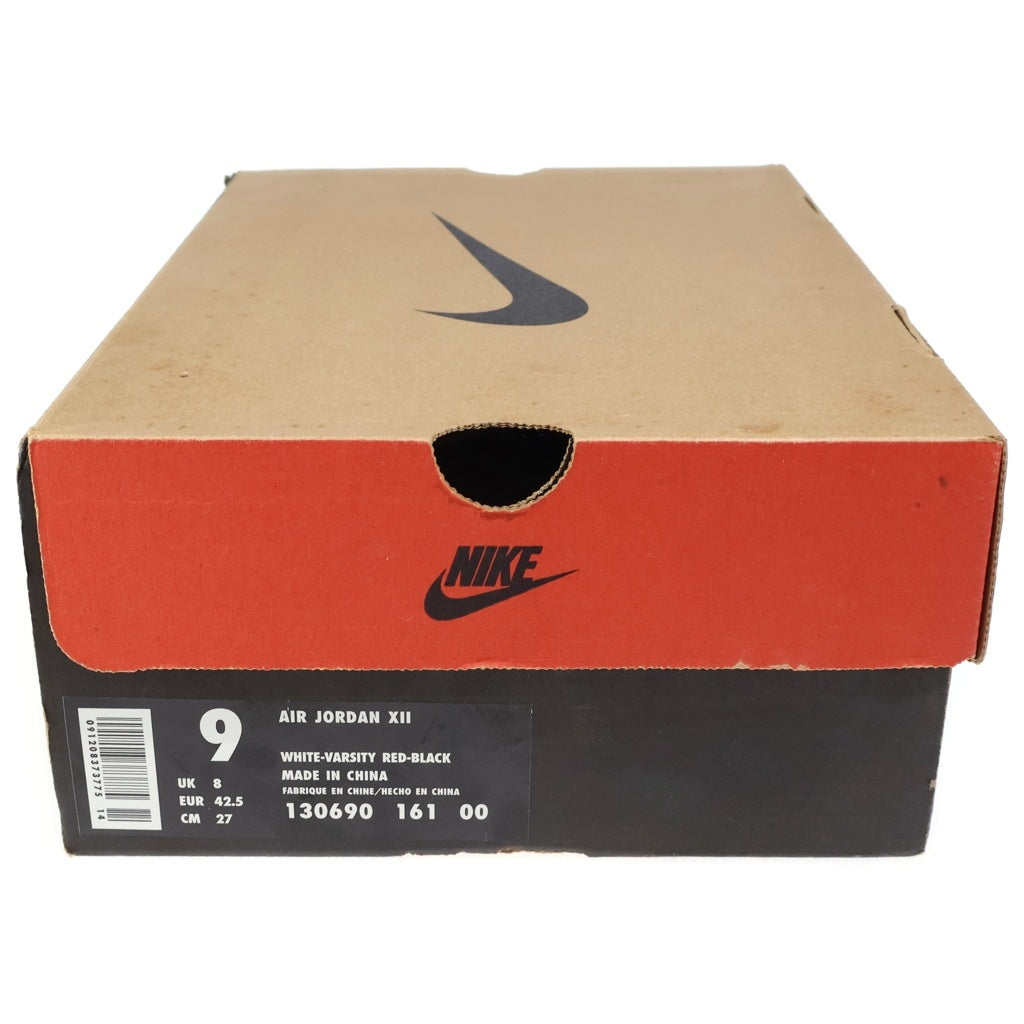 NIKE(ナイキ) [観賞用] AIR JORDAN 12 Cherry エアジョーダン12 OG ハイカットスニーカー ホワイト/レッド US9/27.0cm 130690-161