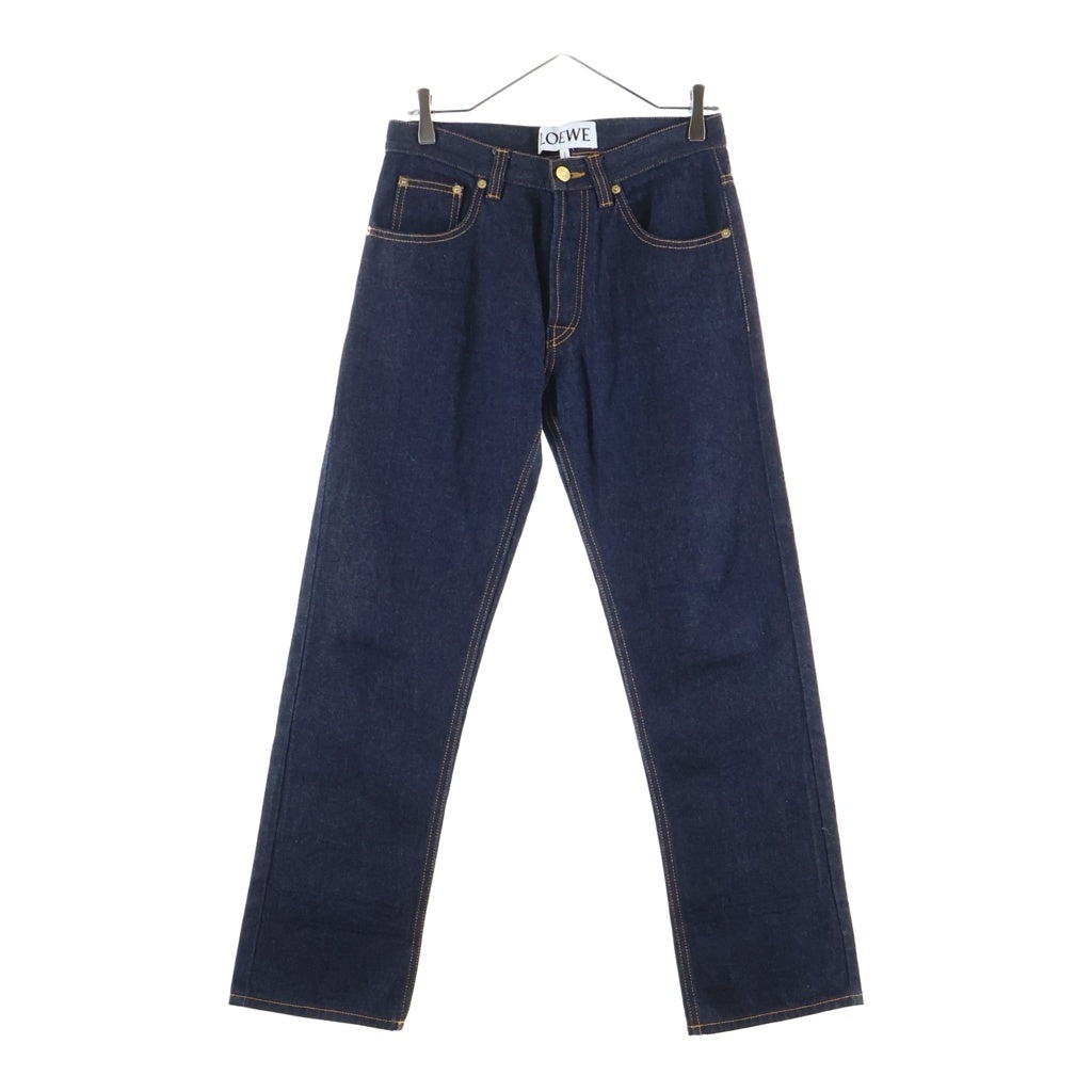 LOEWE(ロエベ) Denim Pants バックロゴ刺繍 デニムパンツ インディゴ S2282160B