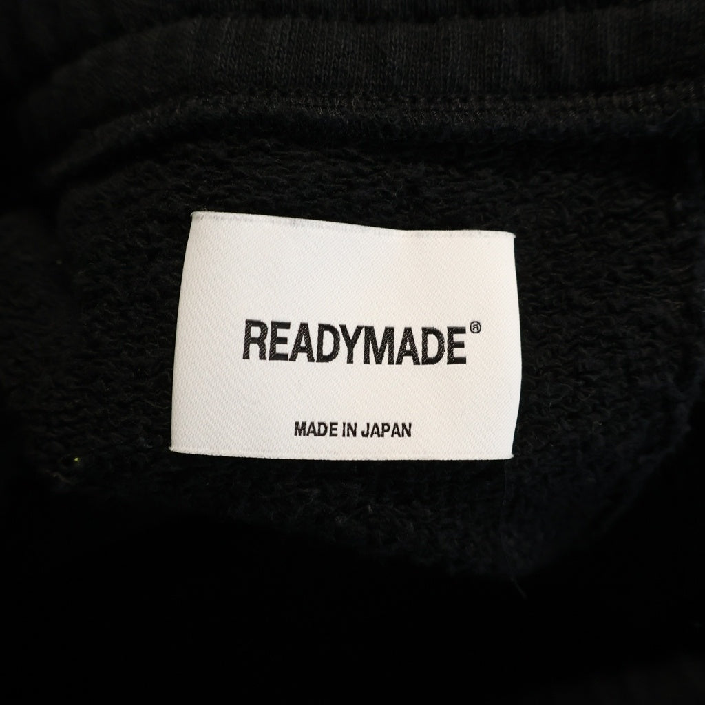 READY MADE(レディメイド) 20SS Fire Smile Sweat Pants ファイヤースマイル スウェットパンツ ブラック RE-CO-BK-00-00-107