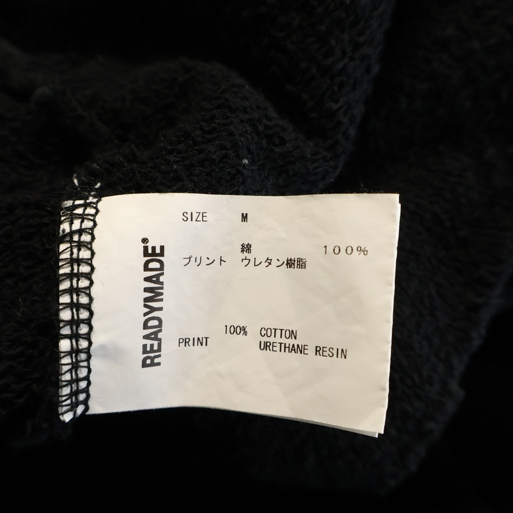 READY MADE(レディメイド) 20SS Fire Smile Sweat Pants ファイヤースマイル スウェットパンツ ブラック RE-CO-BK-00-00-107