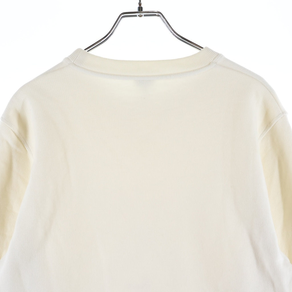LOEWE(ロエベ) Anagram Sweatshirt アナグラムロゴ刺繍 クルーネックスウェットトレーナー ホワイト H526341XA1