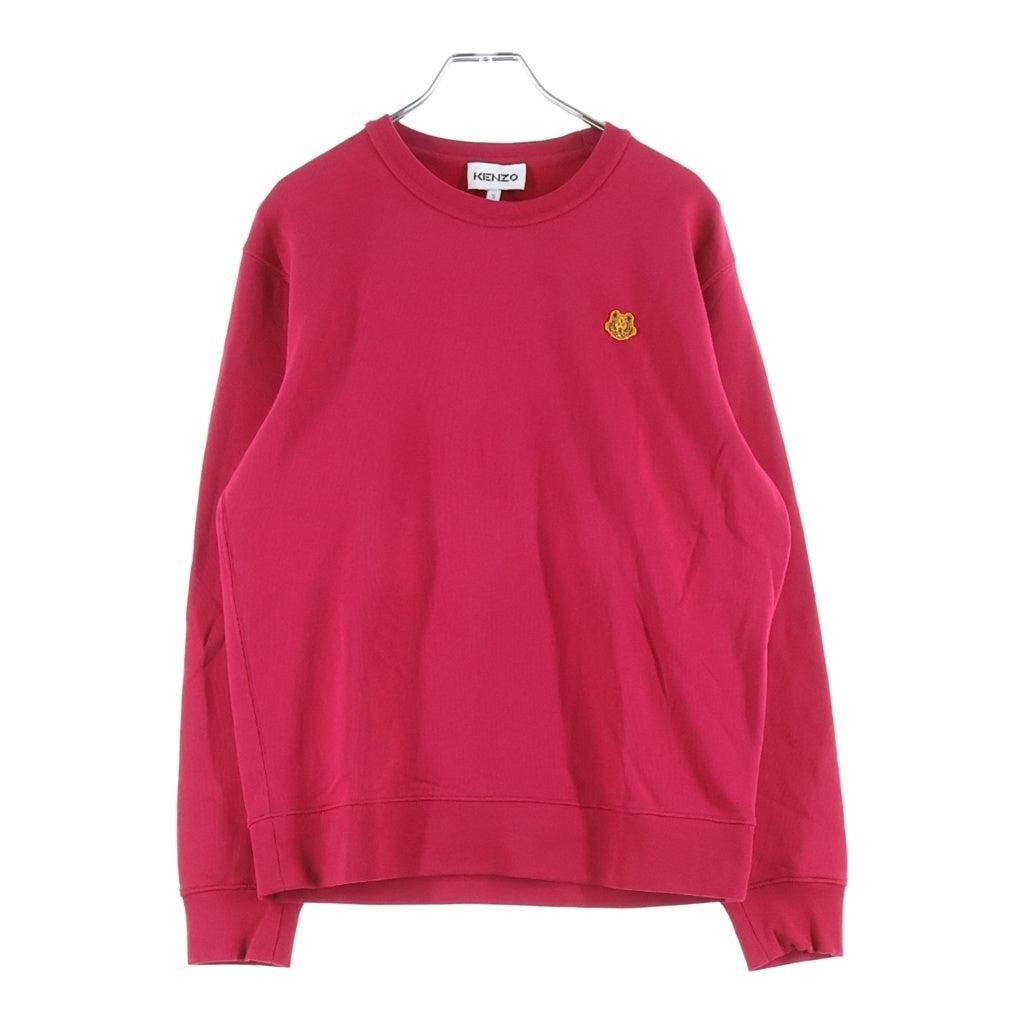 KENZO(ケンゾー) Sweatshirt ロゴ刺繍 クルーネックスウェットトレーナー ピンク FB52SW8204ML