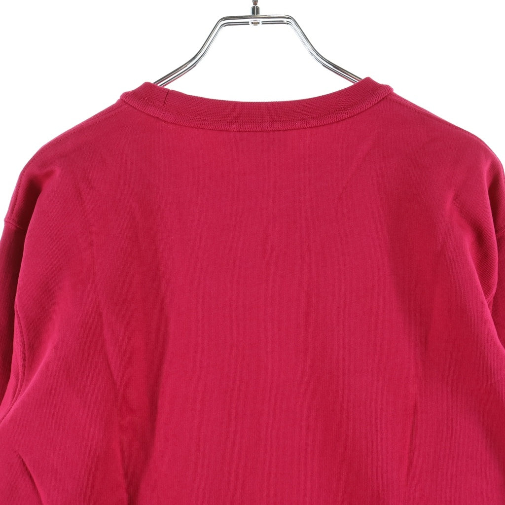 KENZO(ケンゾー) Sweatshirt ロゴ刺繍 クルーネックスウェットトレーナー ピンク FB52SW8204ML