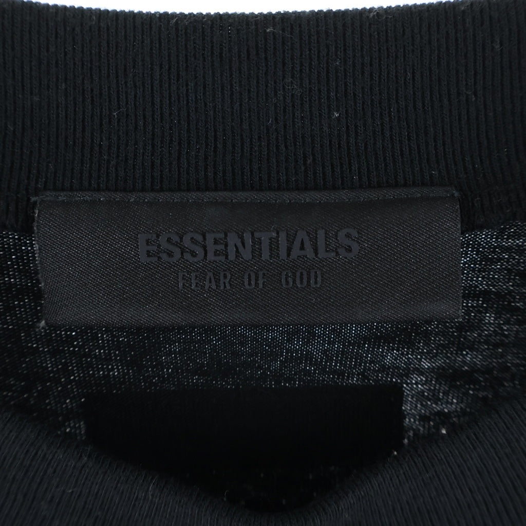 FEAR OF GOD ESSENTIALS(フィアオブゴッド エッセンシャルズ) S/S T-SHIRT ラバーロゴ 半袖Tシャツ ブラック