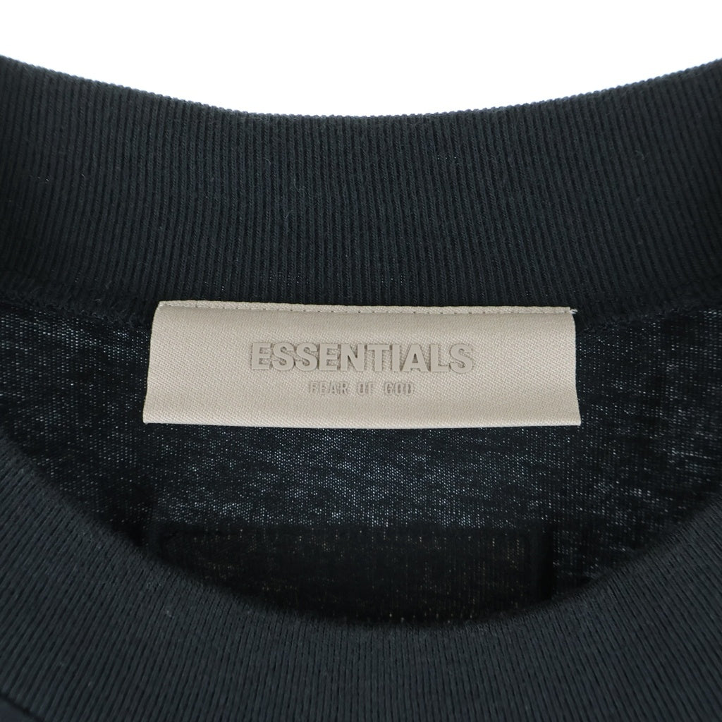 FEAR OF GOD ESSENTIALS(フィアオブゴッド エッセンシャルズ) S/S T-SHIRT フェルトロゴ 半袖Tシャツ ブラック