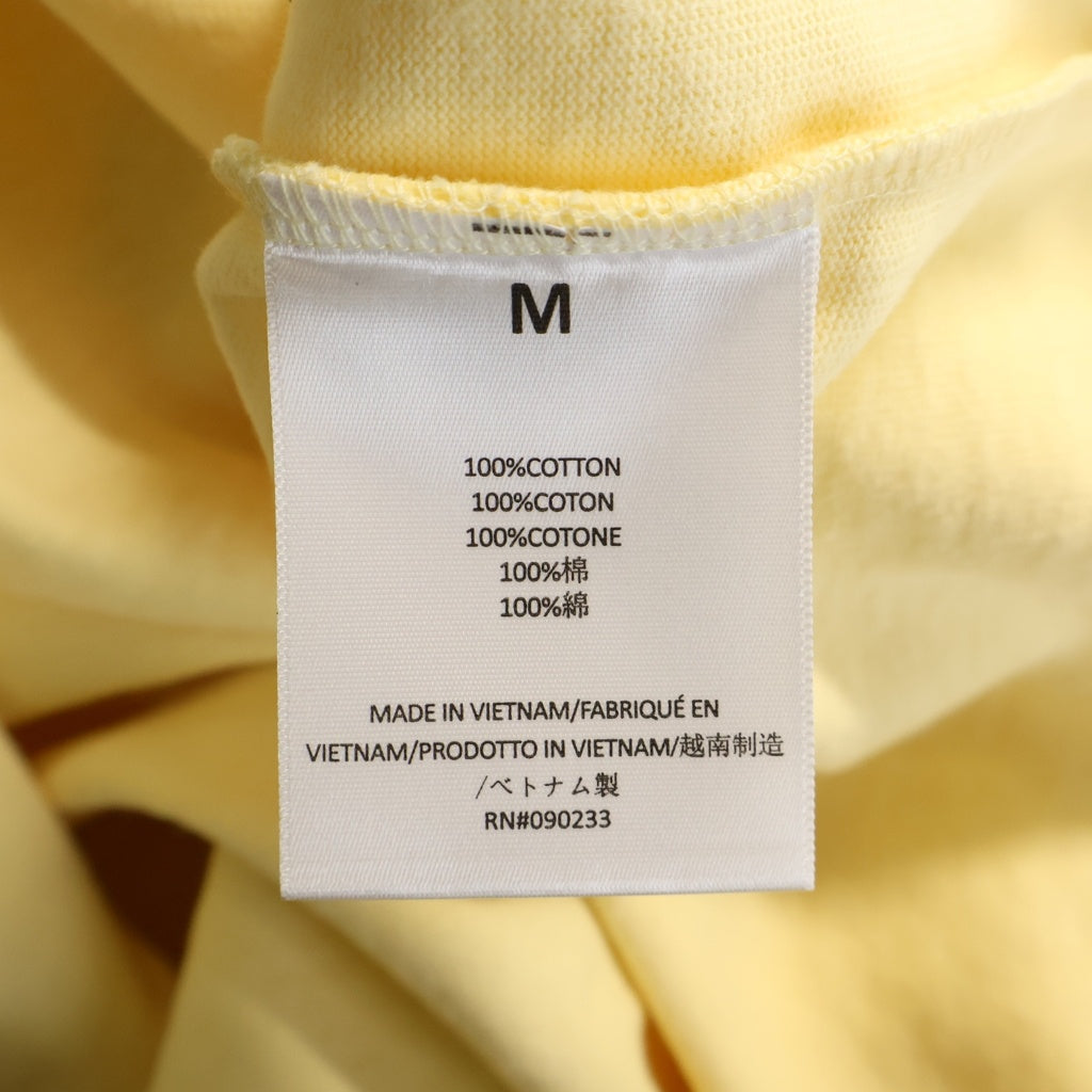 FEAR OF GOD ESSENTIALS(フィアオブゴッド エッセンシャルズ) HEAVY L/S T-SHIRT ラバーロゴ ヘビーオンス長袖Tシャツ ロンT イエロー