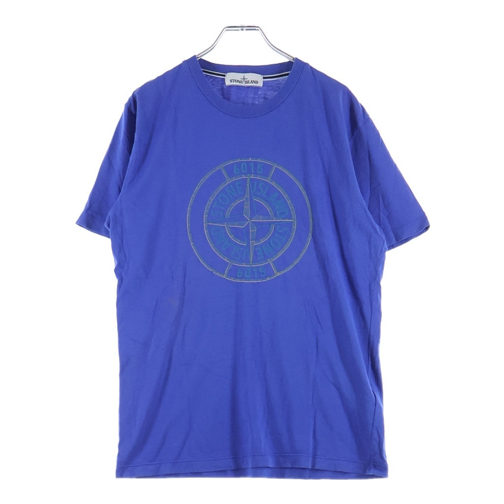 STONE ISLAND(ストーンアイランド) T-Shirt コンパスロゴ 半袖Tシャツ ブルー 601520082