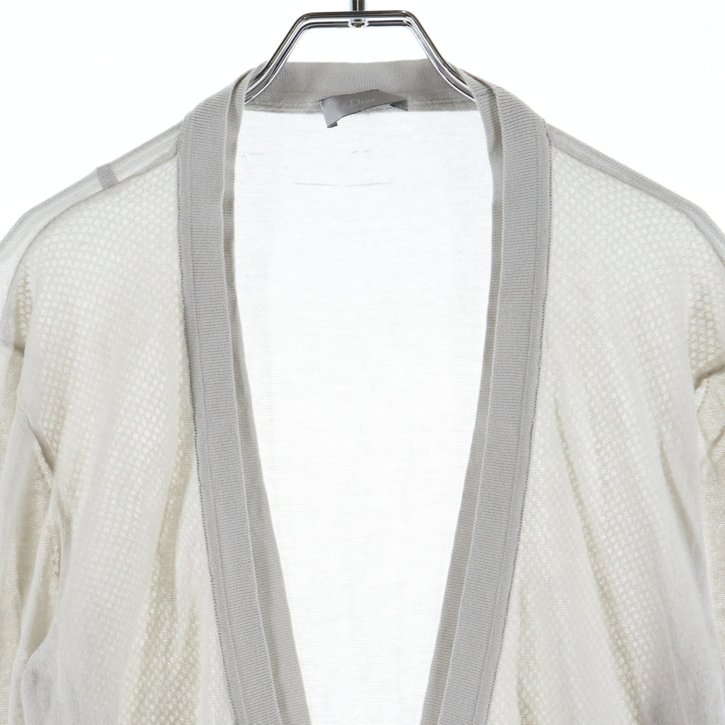 Dior HOMME(ディオールオム) 10SS Cardigan カーディガン グレー 0E3420450086