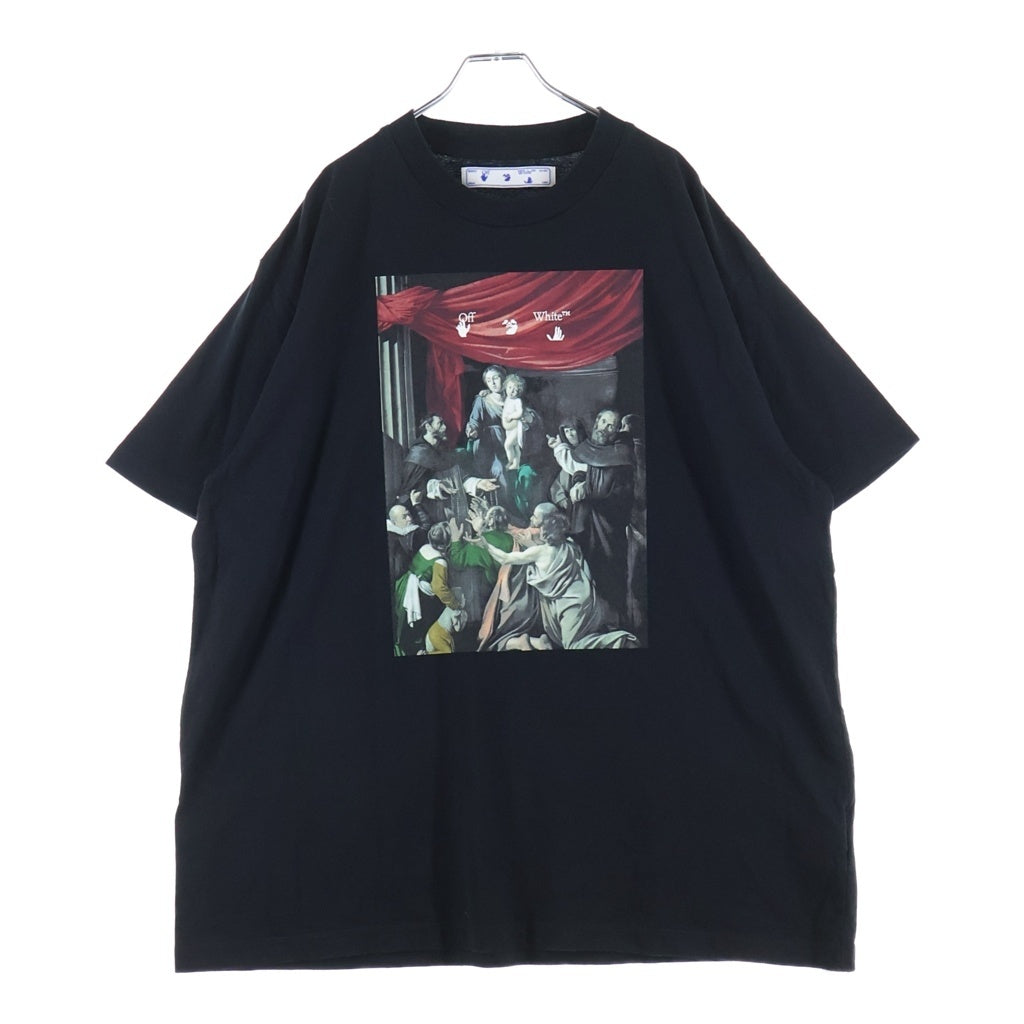 OFF-WHITE(オフホワイト) 20AW Caravaggio T-Shirt 半袖Tシャツ ブラック OMAA038E20JER005