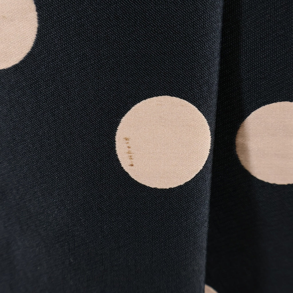 RED VALENTINO(レッド ヴァレンティノ) Polka Dot Double Breasted Coat ポルカドット ダブルブレストロングコート ブラック レディース IR3CA0101H3