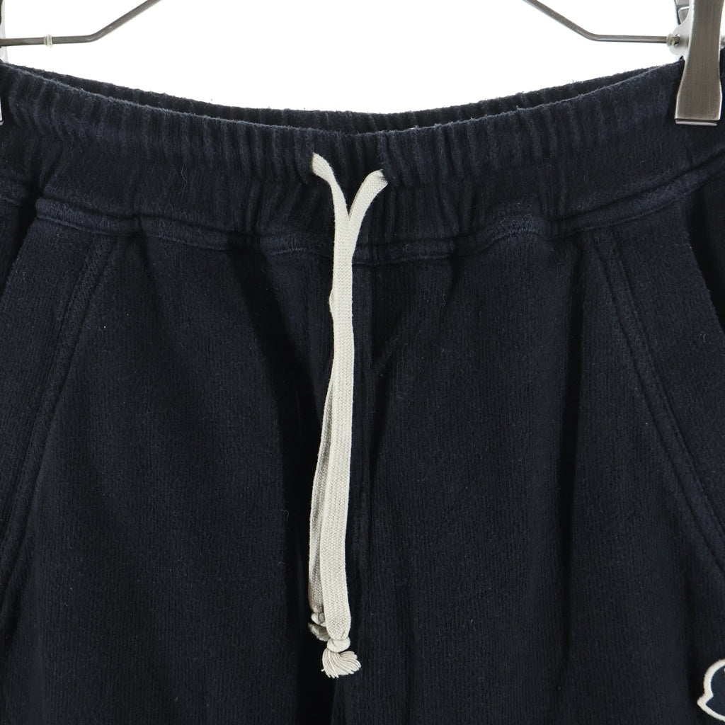 Rick Owens(リックオウエンス) 24AW ×MONCLER JOGGERS ロゴワッペン スウェットパンツ ブラック J209N8H00001