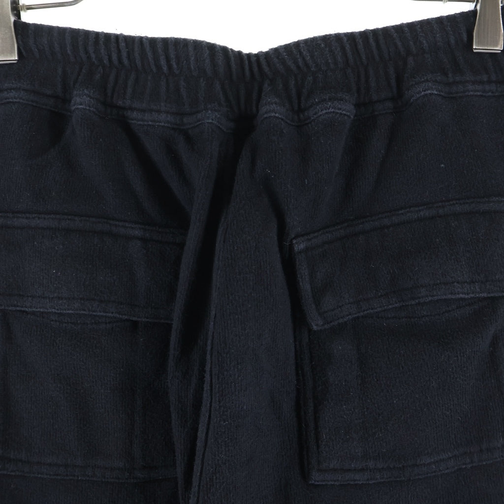 Rick Owens(リックオウエンス) 24AW ×MONCLER JOGGERS ロゴワッペン スウェットパンツ ブラック J209N8H00001