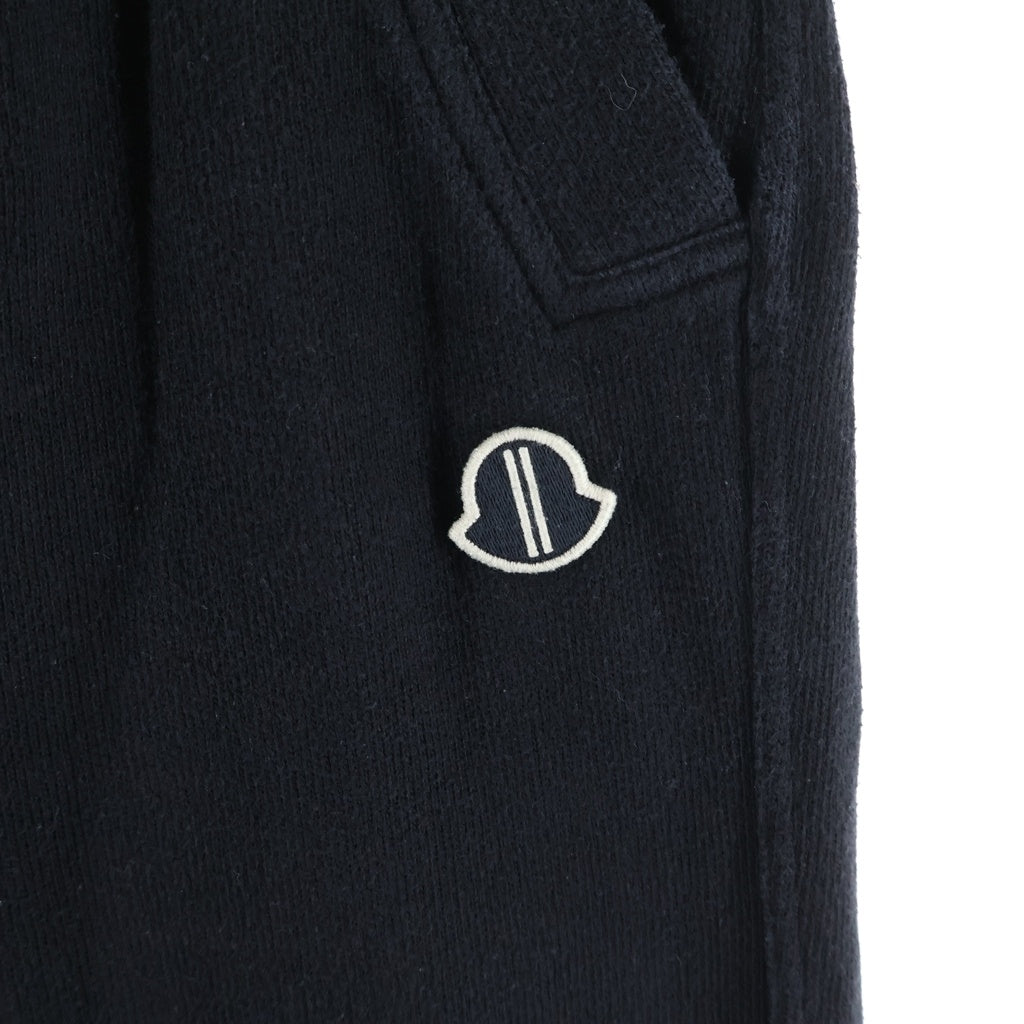 Rick Owens(リックオウエンス) 24AW ×MONCLER JOGGERS ロゴワッペン スウェットパンツ ブラック J209N8H00001