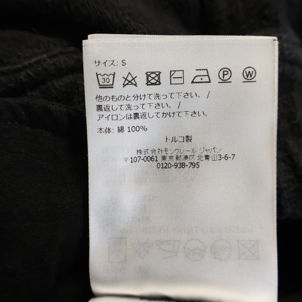 Rick Owens(リックオウエンス) 24AW ×MONCLER JOGGERS ロゴワッペン スウェットパンツ ブラック J209N8H00001