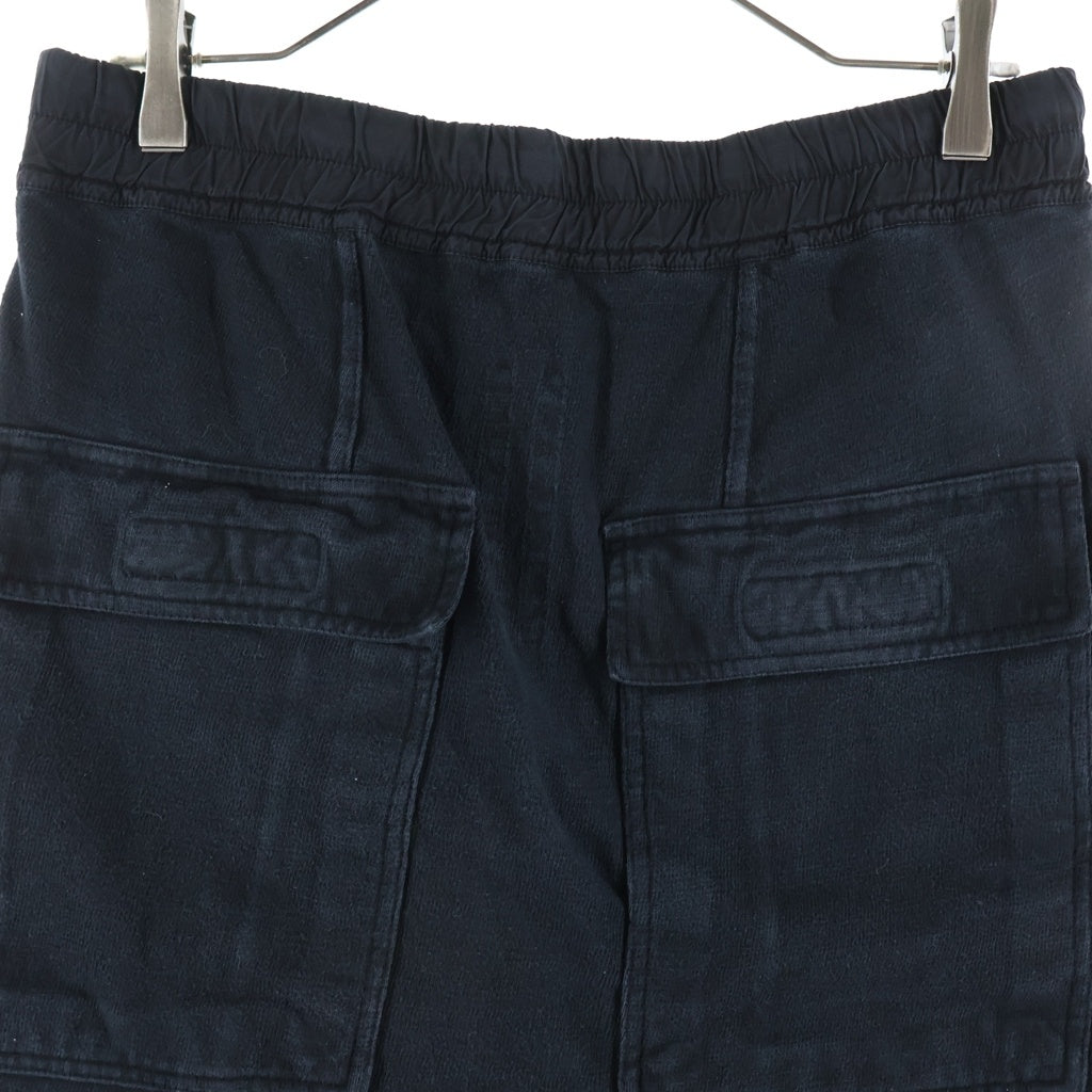 DRKSHDW(ダークシャドウ) 16AW Front Flap Savage Pants ドローストリング サルエルパンツ ブラック DU16F8384-BG