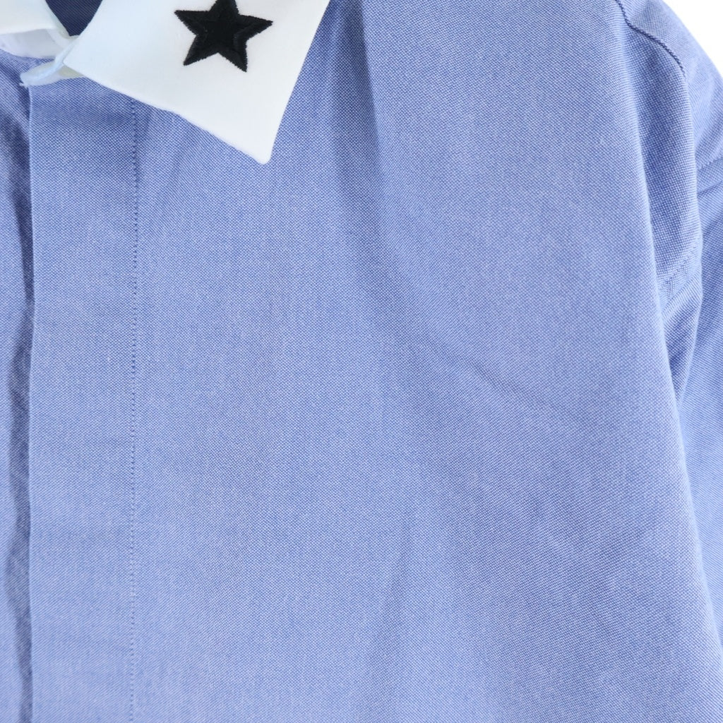 GIVENCHY(ジバンシィ) Star Shirt スター 長袖比翼シャツ ブルー 15S 6001 319