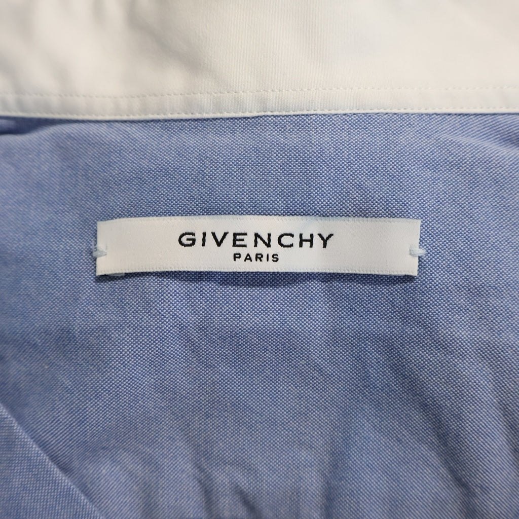 GIVENCHY(ジバンシィ) Star Shirt スター 長袖比翼シャツ ブルー 15S 6001 319