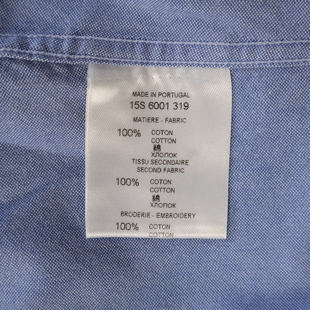 GIVENCHY(ジバンシィ) Star Shirt スター 長袖比翼シャツ ブルー 15S 6001 319