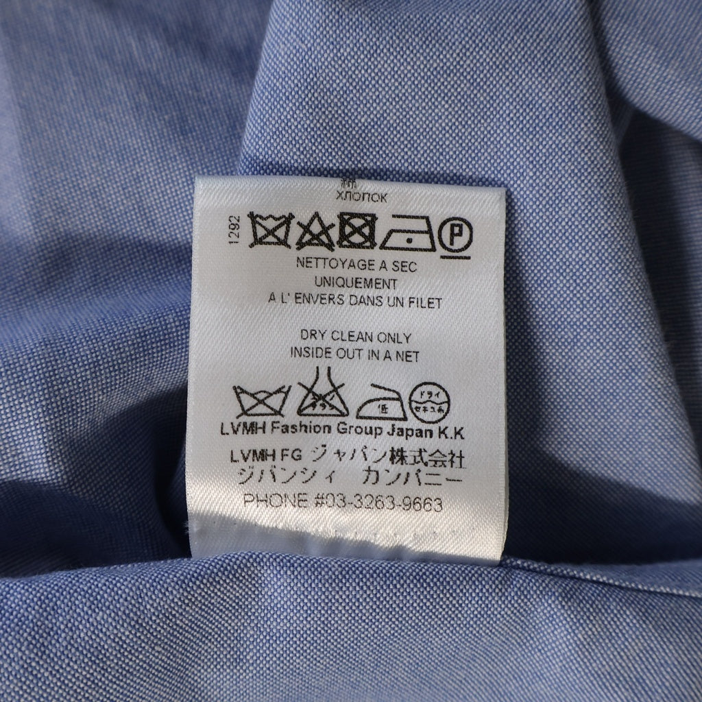 GIVENCHY(ジバンシィ) Star Shirt スター 長袖比翼シャツ ブルー 15S 6001 319