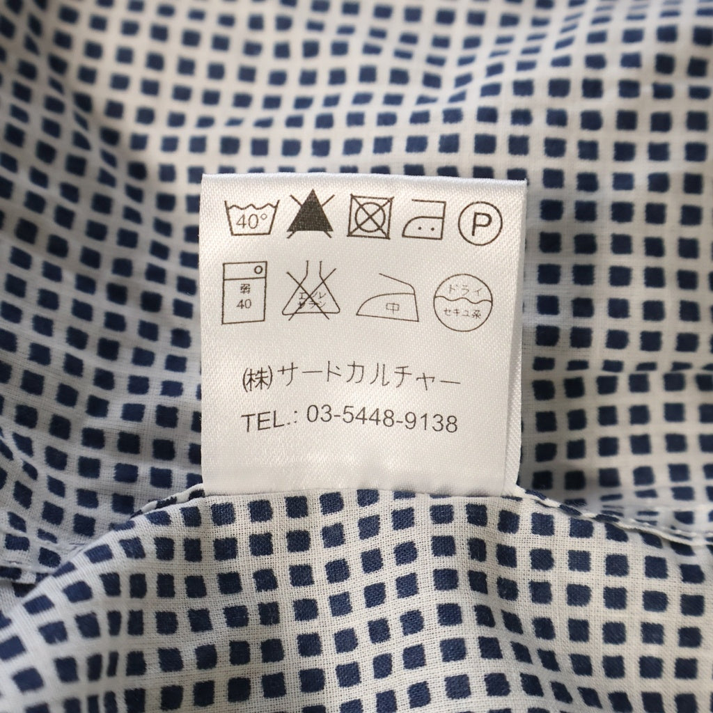 GIVENCHY(ジバンシィ) L/S Shirt 総柄長袖シャツ ネイビー