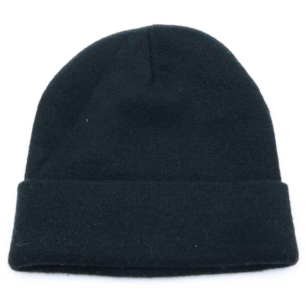 drew house(ドリューハウス) Smile Beanie ロゴ刺繍 ニット帽 帽子 ビーニー ブラック
