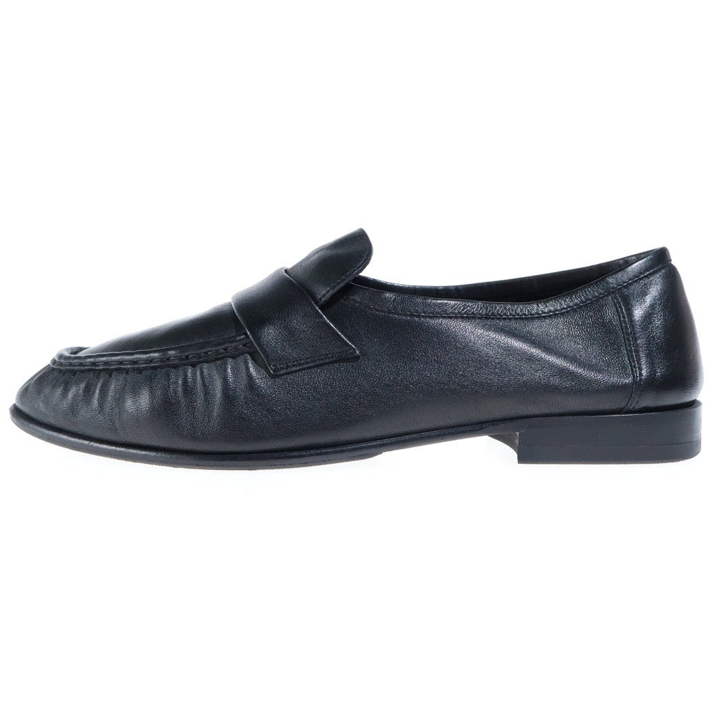 THE ROW(ザロウ) Soft Loafer ソフトローファー レザーローカットシューズ ドレスシューズ ブラック