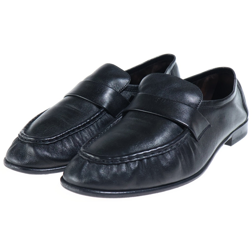 THE ROW(ザロウ) Soft Loafer ソフトローファー レザーローカットシューズ ドレスシューズ ブラック