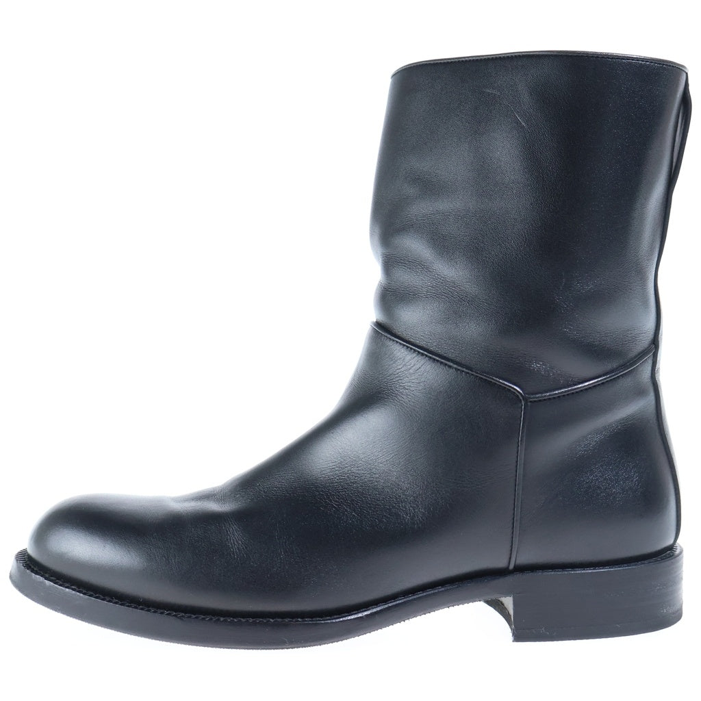 THE ROW(ザロウ) Nobilis Leather Boots ノビリス レザーハイカットブーツ ブラック