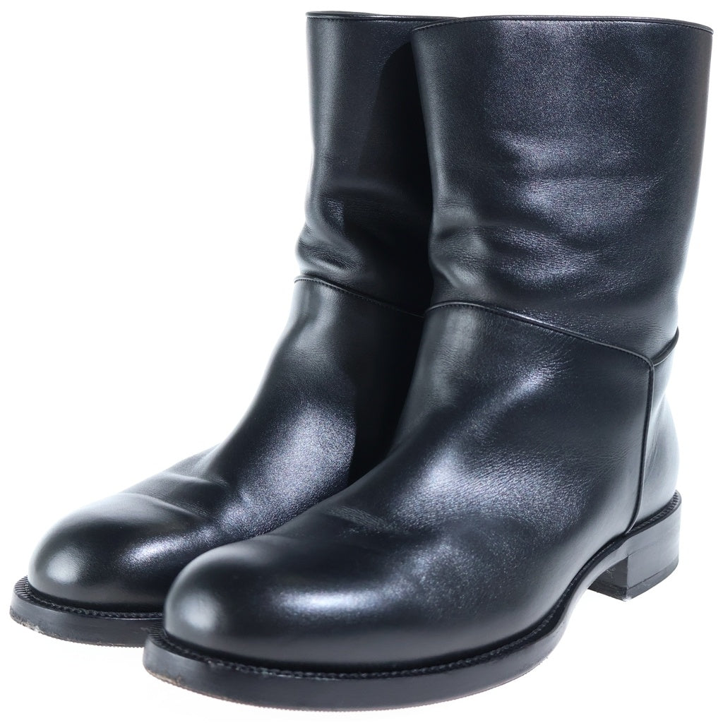 THE ROW(ザロウ) Nobilis Leather Boots ノビリス レザーハイカットブーツ ブラック