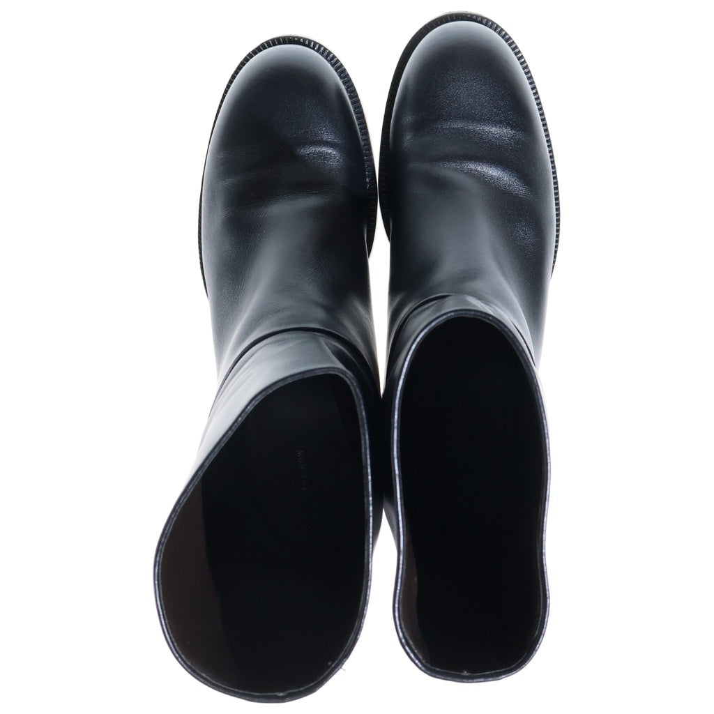 THE ROW(ザロウ) Nobilis Leather Boots ノビリス レザーハイカットブーツ ブラック